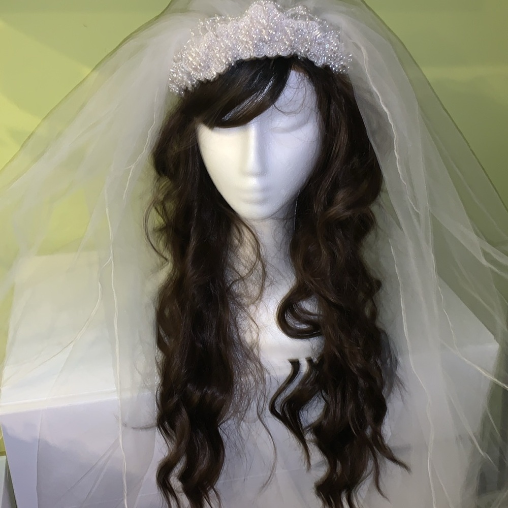 David’s bridal 2 teir veil and headpiece